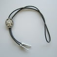 thumbnail image 3 of Jean's Friend Antique Brushed Silver Western Oval Star Wedding Bolo Tie for Men, 3 of 4