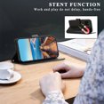 thumbnail image 4 of Google Pixel 5 Case ,Vintage PU Leather Flip Cover Card Slots Magnetic Kickstand Hand Strap Case for Google Pixel 5, 4 of 5