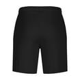 thumbnail image 6 of Iugvhana Mens Sports Sports Quick Dry Fitness Training Breathable Mesh Beach Shorts Drawstring Elasticated Waist Casual Summer Short Pant Black XXL, 6 of 6