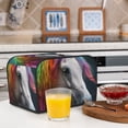 thumbnail image 6 of Fotbe Colorful Haired White Horse for Four Slice Toaster Cover, Fingerprint Protector, Super Soft Appliance Cover And Dust Cover,Bread Dust Cover & Fingerprint Protection, 6 of 7