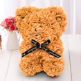 thumbnail image 2 of Diy 25 Cm Oso De Peluche Rosa Oso De Flor Artificial Rosa Día De San Valentín Para Novia Mujer Esposa Día De La Madre Regalos De Navidad Con Caja, 2 of 2