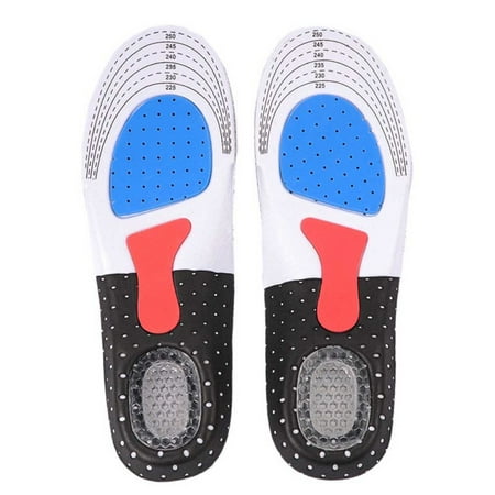 Sport Full Length Orthotic Inserts with Arch Support - Best Shock Absorption & Cushioning Insoles for Plantar Fasciitis, Running, Flat Feet, Heel Spurs & Foot Pain - for Men & (Best Running Shoes For Ankle Support)