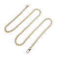thumbnail image 1 of 80cm, bolsa de metal, cadena, correa de hombro, correa de metal desmontable, correa de metal para mujeres, chicas doradas kaili Sencillez, 1 of 2