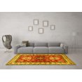 thumbnail image 3 of Ahgly Company Indoor Rectangle Geometric Yellow Traditional Area Rugs, 7' x 10', 3 of 4
