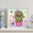 thumbnail image 3 of Diamond Dotz Dotzies Pretty in Pink Cactus Plant Diamond Painting Kits for Kids - Diamond Art Kits a Relaxing Creative Craft Kit with Dotz Gems  9.1"x9.1", 3 of 6