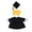 Black, variant on Porch Goose Outfit, 2026 Graduation Gown and Cap Set for 23 Inch Giant Goose, Perfect Graduation Decor, Yard Party Costume