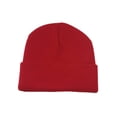 thumbnail image 1 of Bonnet d'Hiver Mode avec Revers - Bordeaux, 1 of 1