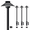 Black, variant on Gardenreet 12V Low Voltage AC/DC Warm White 12V LED