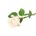 thumbnail image 2 of 1 Head Champagne Roses Artificial Flowers, 21 inch Real Like Fake Rose Flower Simulation Roses Bouquet with Stem, Silk Roses Flowers for Vase Table Centerpieces Wedding Party Table Home Decorations, 2 of 9
