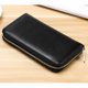 thumbnail image 4 of Cartera de bloqueo Soledad cuero Con cremallera alrededor grande negro, 4 of 10