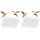 thumbnail image 1 of Juego de 12 Púas de Acero Inoxidable para Repeler Pájaros, Palomas, Ardillas, Gatos y Cercas de Jardín., 1 of 5