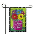 thumbnail image 3 of Northlight Bless this Home Bouquet with Vase Outdoor Garden Flag 12.5" x 18", 3 of 8
