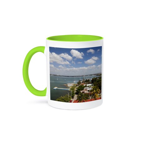 Cuba, Cienfuegos, Punta Gorda, Elevated View - Ca11 Wbi0540 - Walter Bibikow, 11oz Two-Tone Green Mug