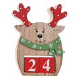 thumbnail image 2 of Christmas Decorations Three Dimensional Calendar Wooden Ornaments Countdown, 2 of 6
