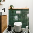 thumbnail image 6 of 10PCS 10.6''x12.6'' Peel and Stick Backsplash in Green,Heavy-Duty Self-adhesive Subway Tile for Kitchen Bathroom, 6 of 9