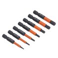 thumbnail image 1 of Hex Insert Bit, High Torsion Bending Resistance Anti Slip Exquisite Craftsmanship S2 Steel 7Pcs Hex Head Drill Bit  For Furniture Repair, 1 of 8