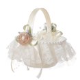 thumbnail image 1 of Cestas de Flores Cesta de Niña de las Flores Cestas de Niña de las Flores de la Boda Cestas de Flores de Encaje para la Ceremonia de la Boda 20 X 18 X 9 Cm ANGGREK Otros, 1 of 6