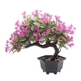 thumbnail image 1 of Maceta artificial de bonsái de simulación de decoración de plantas en maceta para oficina en casa (rosa roja), 1 of 6
