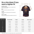 thumbnail image 5 of Xecao Dreamy Jester Under Stars Men's Casual Short-sleeved Shirt, a button-up collared shirt with a pocket-Large, 5 of 5