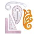 thumbnail image 5 of Sew French Curve Ruler Set Metric Rulers Set Measuring Tools Bendable Clothing Pattern Making Ruler for Designers 5 Pieces, 5 of 8