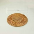 4 Pcs Rattan Trivets for Hot DishesInsulated Hot Pads,Durable Pot
