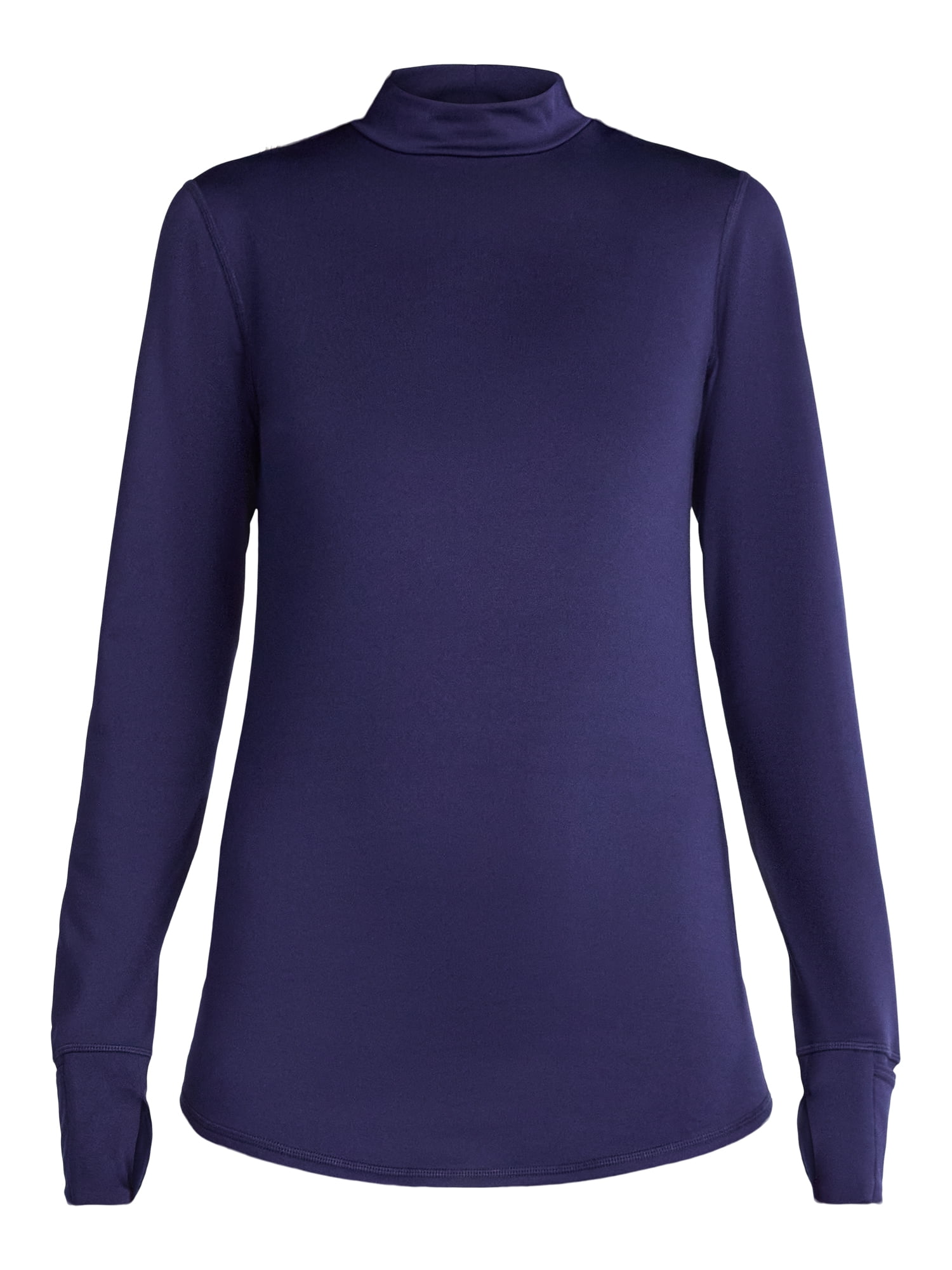 ClimateRight by Cuddl Duds Women's Warm Plush Warmth Mock Neck Base Layer Thermal Top, Sizes XS to 4X