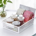 thumbnail image 4 of 6PCS White Plastic Storage Trays Baskets/Organizing Baskets,S, 4 of 8