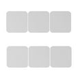 thumbnail image 3 of 6 pegatinas de pared de espejo cuadrado autoadhesivas de acrílico para azulejos, con 1 14x14cm Plata, 3 of 9