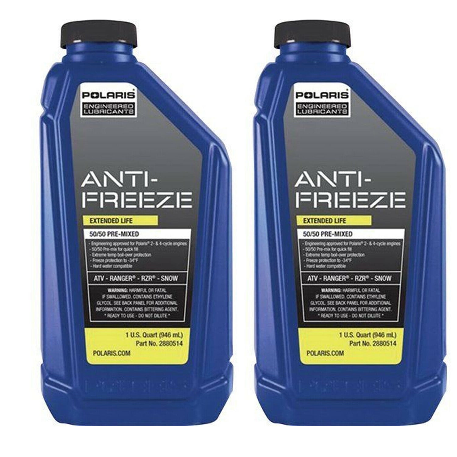 Polaris New OEM Antifreeze Coolant, 2880514x2