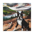 thumbnail image 3 of "Boston Terrier Regal Portrait" - Canvas, 3 of 25