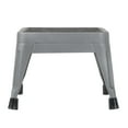 thumbnail image 2 of Cosco 1-Step Non-Folding Steel Step Stool, Platinum & Black, 2 of 5