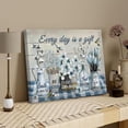 thumbnail image 2 of Rustic Floral Canvas Wall Art - Farmhouse Inspirational Quote Print, Hummingbird Flower Decor for Bathroom, Living Room & Bedroom, 2 of 7