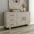 thumbnail image 3 of Furniture of America Foome Modern Farmhouse Sideboard with 3 Drawers and 2 Doors, Natural, 3 of 13