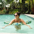 thumbnail image 5 of Big Joe Noodle 2 Pack No Inflation Needed Pool Floats, Tropical Palm Green Double Sided Mesh, Quick Draining Fabric, Jumbo 4 feet, 5 of 7