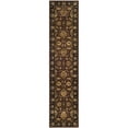 thumbnail image 4 of SAFAVIEH Classic Shanelle Traditional Wool Area Rug, Rust/Black, 6' x 6' Round, 4 of 9