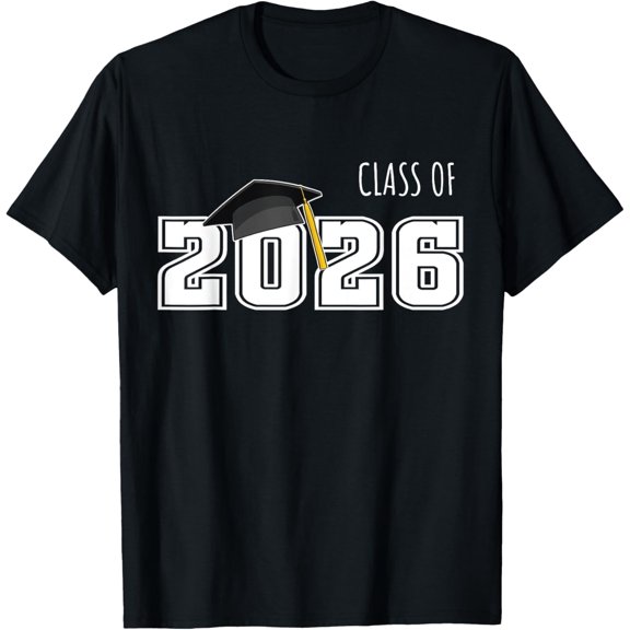 t-shirt Graduation Shirt for Senior 2026 Shirt Retro Class of 2026 T-Shirt mens t shirt，black，women，funny，misfits，men，journey