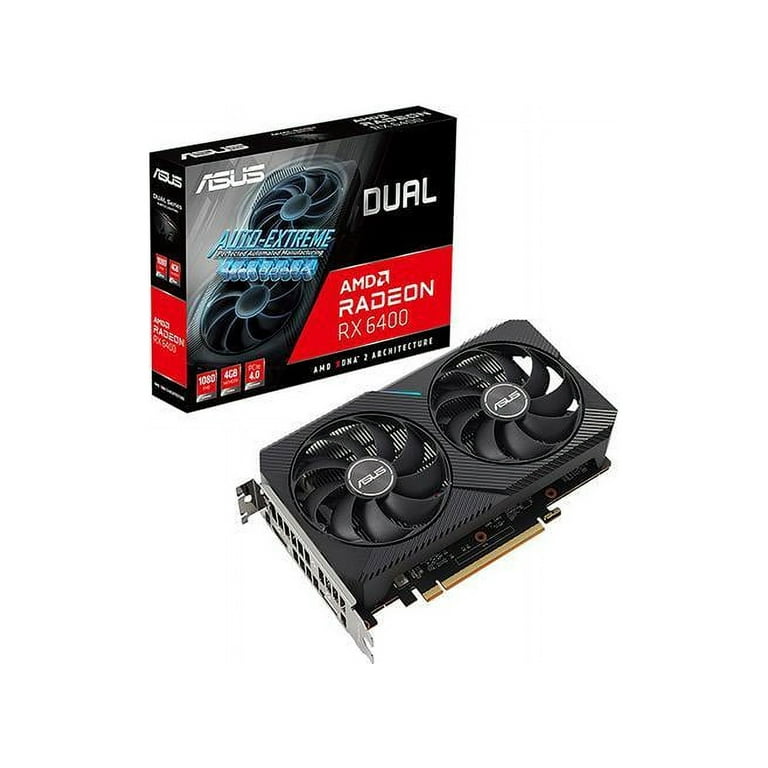 VGA ASUS|DUAL-RX6400-4G RX 6400 R