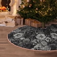 thumbnail image 5 of Sikiie Rose Flowers Nativity Christmas Tree Skirt, Jesus Christian Winter Holiday Tree Mat Decoration(30-48IN)30", 5 of 6