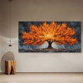 thumbnail image 7 of Canvas Wall Art for Living Room - Large Red Tree of Life Canvas Prints, Modern Abstract Nature Painting Wall Decor for Bedroom Bathroom and Office, 7 of 7