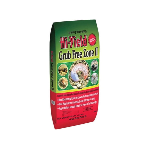 Voluntary Purchasing Groups Grub Free Zone II Insect Killer Granules - Insecticide - 15 lb — Residential Use, Standard Application
