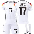 thumbnail image 1 of Germany EC 2024 Home Football Shirt 17 WIRTZ S, 1 of 2