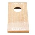 thumbnail image 3 of Mini Cornhole Set with Football Field Design and 6 Mini Bean Bags for Office or Desktop- Portable Tabletop Game, 3 of 4