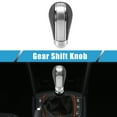 thumbnail image 2 of Unique Bargains Car Truck 5 Speed Gear Shift Knob Universal 9cm 3.54" Manual Transmission Aluminum Alloy Silver Tone, 2 of 6