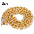 thumbnail image 1 of Collar Hip Hop con bonita cadena cubana de Miami de 16 pulgadas para hombre, 1 of 5
