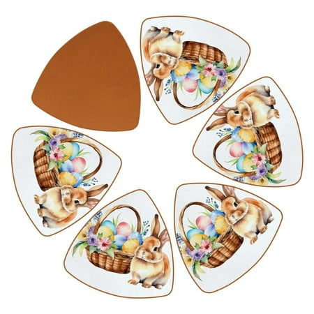 

YZUOUZY Coasters Coffee Table Decor 6PCS Triangle Cool Coasters Baseball Water Fire Sport