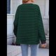 thumbnail image 4 of Sudadera Holgada Informal de Larga con Cuello Redondo y Bloques de Color para Mujer Azul Marino S, 4 of 9