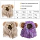 thumbnail image 2 of Methold Peluca de melena de león suave y cómoda para perros y gatos, peluca bonita de melena de león para gato de Halloween, fácil de usar Ropa para mascotas marrón M 32cm, 2 of 6
