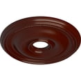 thumbnail image 3 of Ekena Millwork 18 1/8"OD x 3 3/4"ID x 1 1/8"P Bradford Ceiling Medallion (Fits Canopies up to 4 3/8"), Hand-Painted Brushed Mahogany, 3 of 6