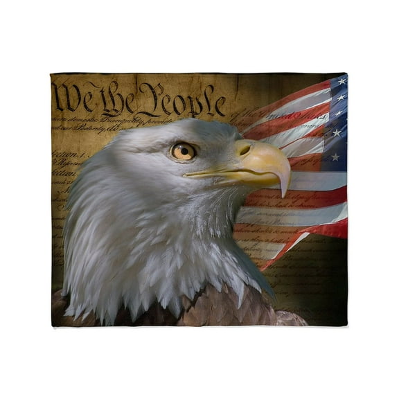 CafePress - We The People - Soft Fleece Throw Blanket, 50"x60" for All Ages