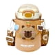 thumbnail image 1 of Capybara Travel Tumbler 700ml Drinte Bebida para Niñas (café), 1 of 7